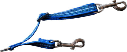 Herm. Sprenger Adjustable Coupling Strap – Reflective Nylon 2-Way Dog Leash Coupler with Nickel-Plated Swivel Clip – Safety Backup Strap for Prong & Flat Collars (Red)8