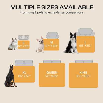 Luciphia Waterproof Pet Blankets for Couch Sofa Bed Cover Cat Liquid Pee Proof Washable Soft Fluffy Large Dog Blanket Reversible Furniture Protection Puppy Grey Paw Thicken Small（40" X 28"） | Soft Print Pet Blanket Washable Pee Proof, Furniture Protector for Couch Sofa Bed Car, Cozy Throw (40" X 28", Grey Paw)8