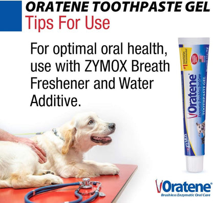 Pet King Brands ZYMOX Oratene Brushless Toothpaste Gel for Dogs and Cats, 2.5Oz6