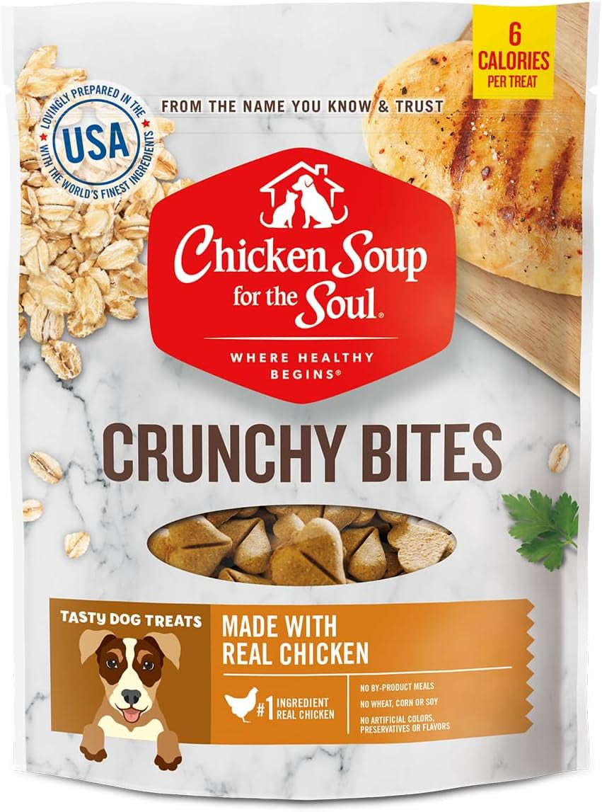 chicken-soup-for-the-soul-pet-food-crunchy-bites-dog-treats-chicken-12-ounce-bag-soy-corn-wheat-free-no-artificial-flavors-or-preservatives