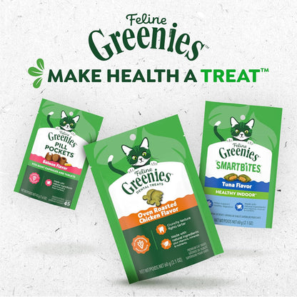 Greenies Feline Smartbites Kitten Treats, Chicken Flavor, 2.1 Oz | DHA for Brain & Vision Development, Supports Immune System, under 2 Cal/Treat, No Artificial Flavors/Preservatives, 1 Lb. Tub9