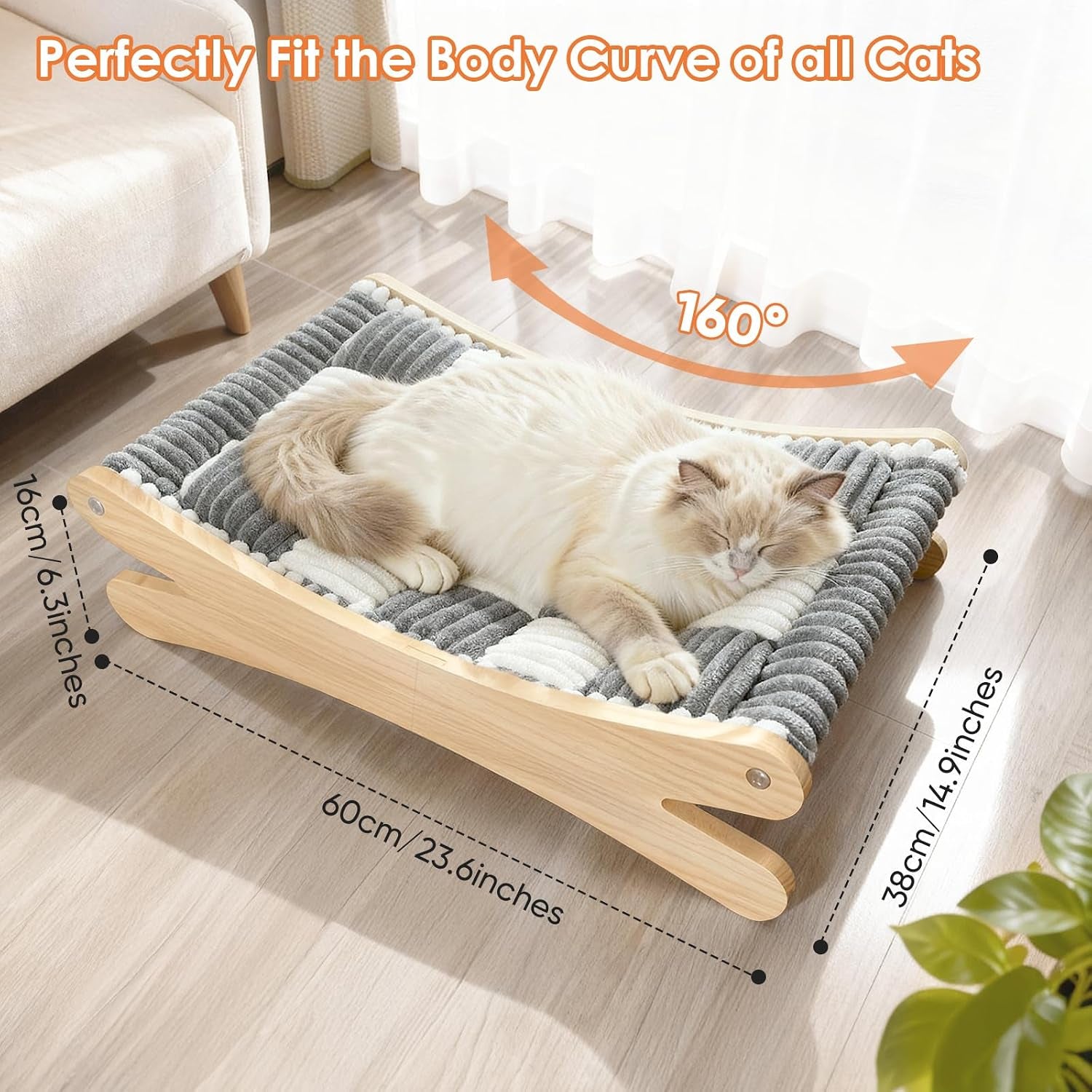 plush-elevated-cat-bed-cozy-raised-cat-hammock-with-solid-wood-frame-soft-furry-cushion-for-indoor-cats-small-dogs-multi-color-optionsblack-white