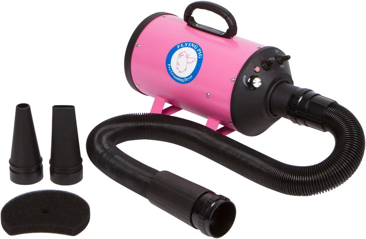 flying-pig-high-velocity-dog-pet-grooming-dryer-w-heater-model-flying-one-purple
