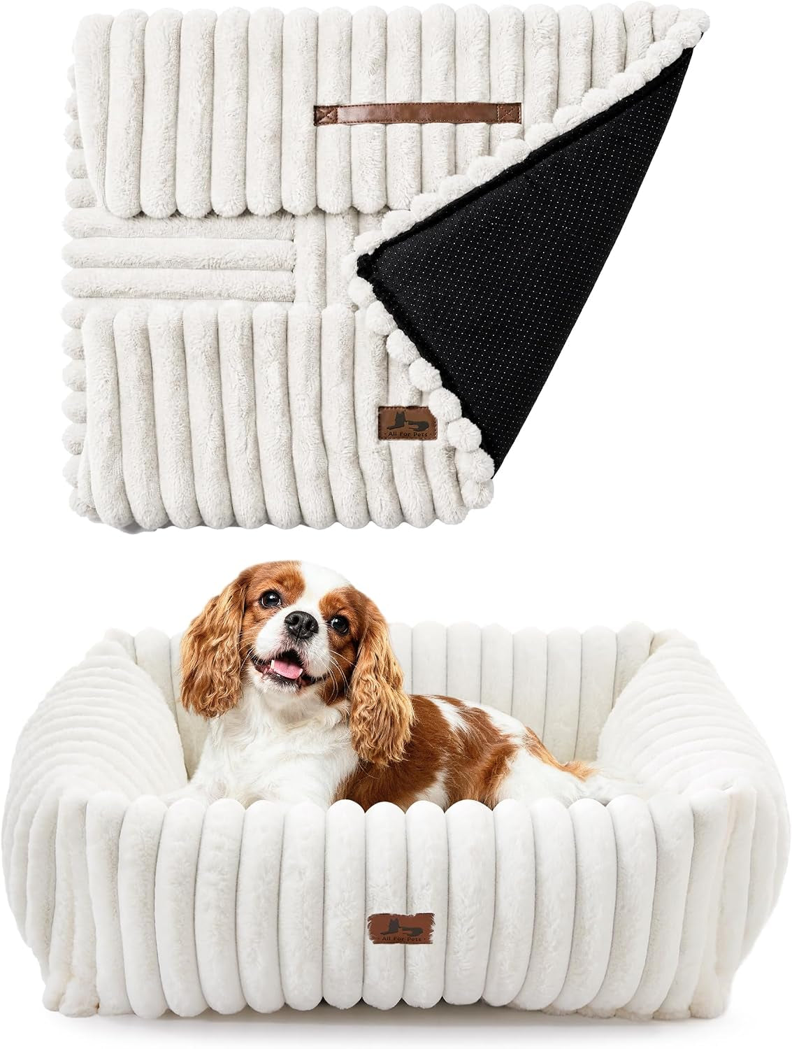 cute-dog-bed-for-small-dogs-cats-washable-fluffy-cat-beds-for-indoor-cats-rectangle-orthopedic-memory-foam-puppy-beds-with-anti-slip-bottom-20-x19-x-7-inches-cream20x19x6inchs