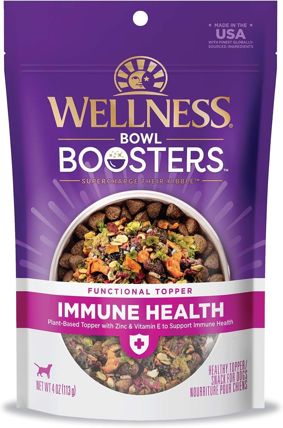 wellness-bowl-boosters-digestive-health-dog-food-topper-with-freeze-dried-pieces-for-small-medium-and-large-breeds-sensitive-stomach-grain-free-natural-chicken-recipe-4-oz-bag