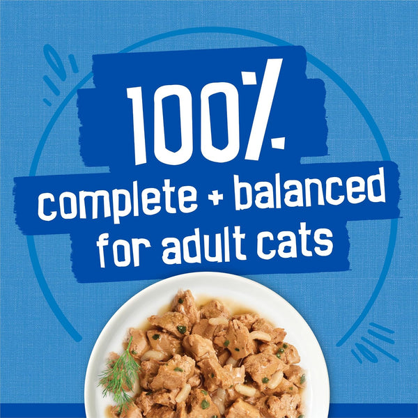 Purina Friskies Wet Cat Food Variety Pack, Oceans of Delight Flaked and Prime Filets - (Pack of 40) 5.5 Oz. Cans6