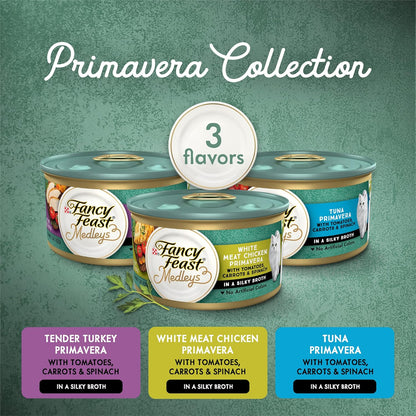 Purina Fancy Feast Medleys Primavera Wet Cat Food, 3 Oz. Cans, 24 Pack2