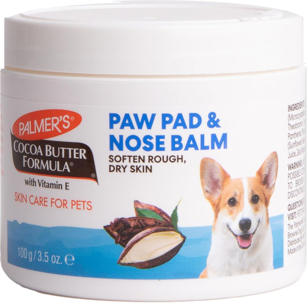 Palmers for Pets Cocoa Butter Paw Pad and Nose Balm for Dogs, 3.5 Oz | Fragrance-Free, Plant-Based Balm with Vitamin E Soothes Dry, Cracked Paws and Noses between Walks1