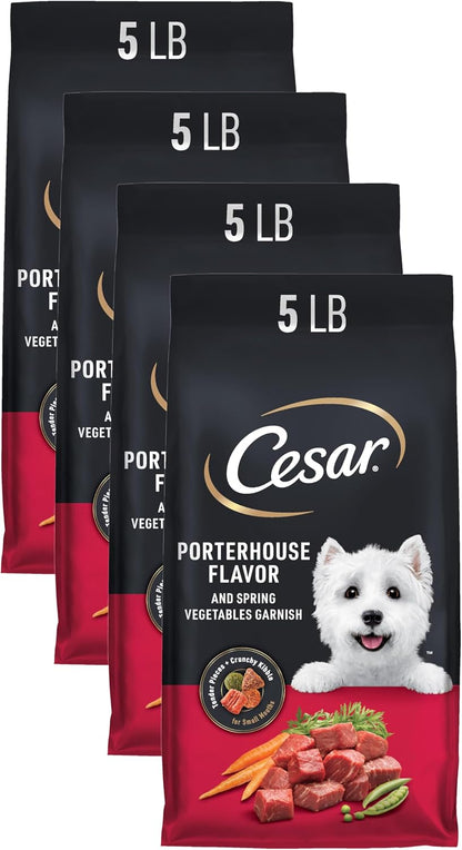 Cesar Small Breed Dry Dog Food, Filet Mignon & Spring Vegetables, 12 Lb | Made in USA, Real Beef #1 Ingredient, 26 Essential Nutrients, Supports Small Breed Health, No Artificial Flavors22