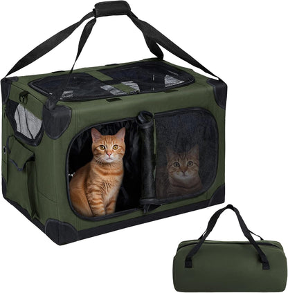 17In Wheeled Expandable Cat Carrier for Cats Small Dogs, Gray | Elescopic Rod, Expandable Side Room, Foldable Breathable Mesh, Portable Carrier for Indoor & Outdoor Pet Travel11