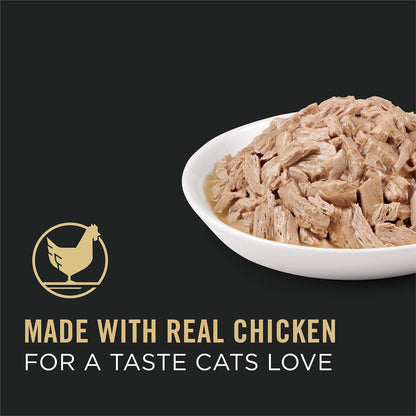 Purina Pro Plan Complete Essentials High Protein Cat Food Gravy, Wet Cat Food Chicken Entree - (Pack of 24) 5.5 Oz. Cans2