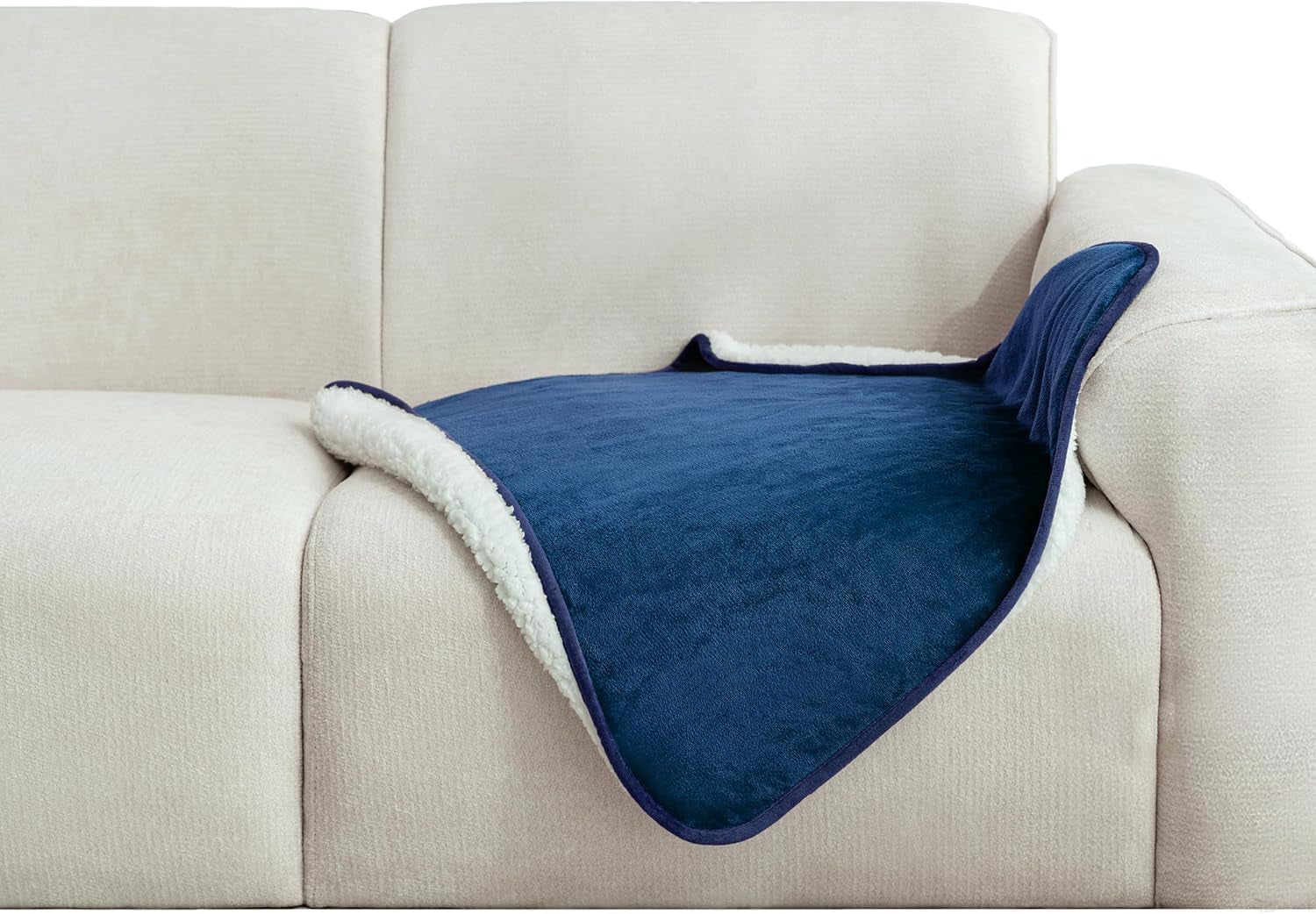 gogobunny-waterproof-bed-blanket-reversible-sherpa-fleece-throw-blanket-for-dog-puppy-cat-furniture-cover-protects-bed-couch-sofa-from-liquid-pee-and-pet-fur-dark-purple-50x60-inches