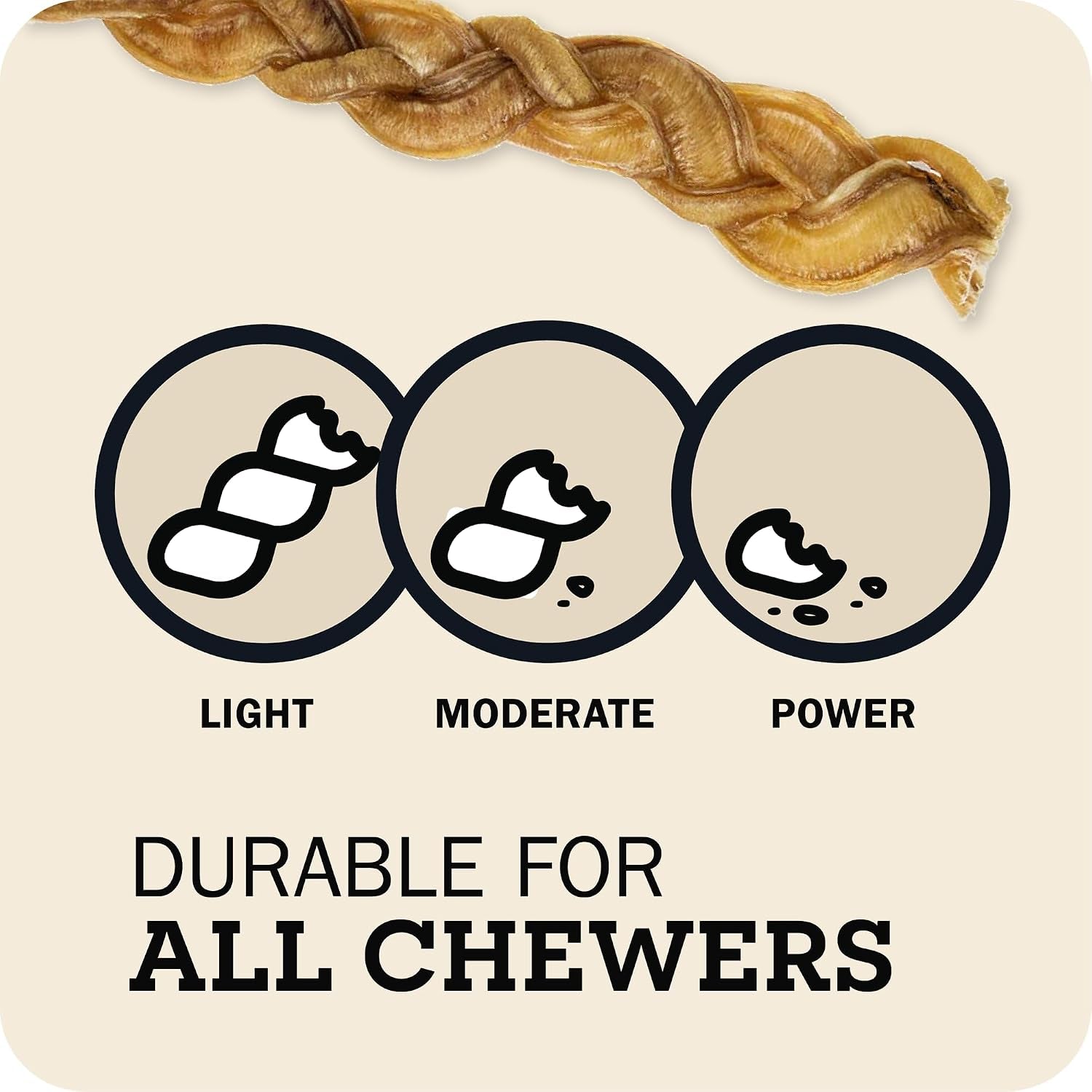 redbarn-pet-products-all-natural-5-8-braided-bully-sticks-for-small-large-dogs-healthy-long-lasting-beef-chews-variety-party-pack-single-ingredient-low-odor-rawhide-free-8-oz-bag