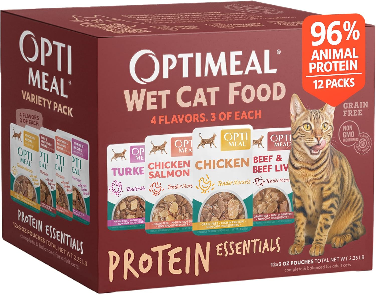 optimeal-wet-cat-food-variety-pack-savory-protein-selection-grain-free-tender-morsels-high-protein-premium-nutrition-made-with-natural-european-ingredients-adult-cat-pouches-3oz-pack-of-12