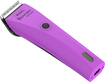 Wahl Professional Animal Bravura Pet, Dog, Cat, and Horse Corded/Cordless Clipper Kit, Purple (#41870-0423)13