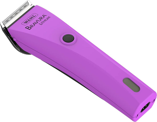 Wahl Professional Animal Bravura Pet, Dog, Cat, and Horse Corded/Cordless Clipper Kit, Purple (#41870-0423)13