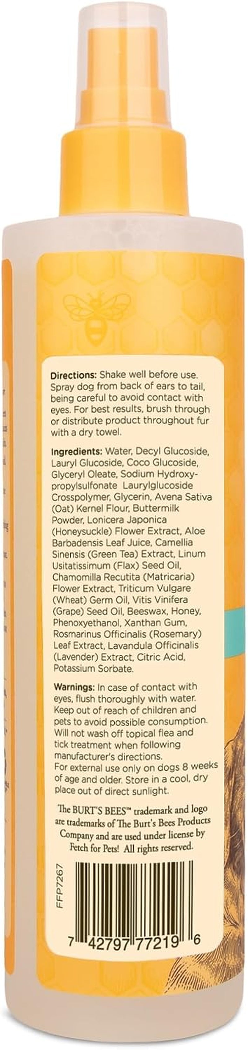 burts-bees-for-pets-anti-itch-dog-spray-with-honeysuckle-and-honey-waterless-grooming-mist-for-dry-flaky-skin-dog-itch-relief-between-baths-natural-origin-coat-care-for-dogs-10-fl-oz