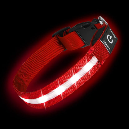Super Bright LED Dog Collar, Waterproof Light up Collars(Green, Medium) | Lighted Dog Collar with Adjustable Fit, Soft Nylon Comfort, USB-C Rechargeable, Glow in the Dark Visibility for Night Walks17