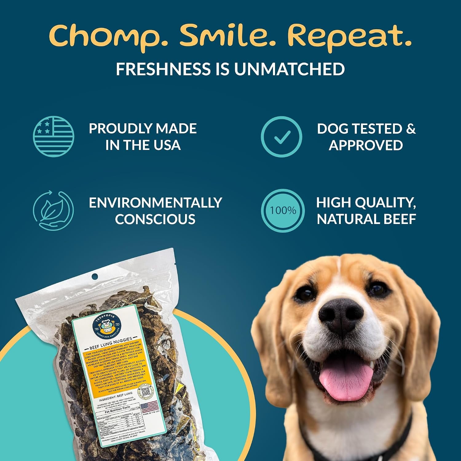 treatopia-beef-lung-nuggies-dog-treats-1-lb-bag-all-natural-healthy-high-protein-hand-trimmed-slow-roasted-made-in-the-usa-nutritious-no-additives-no-fillers-all-life-stages