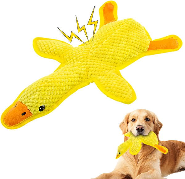 No Stuffing Dog Squeak Toys, 3 Pack Chew Toys for Small to Large Puppies | Durable Puppy Teething Toys, Interactive to Keep Pets Busy, Toss Fetch Tug Play, Best Birthday Gift12