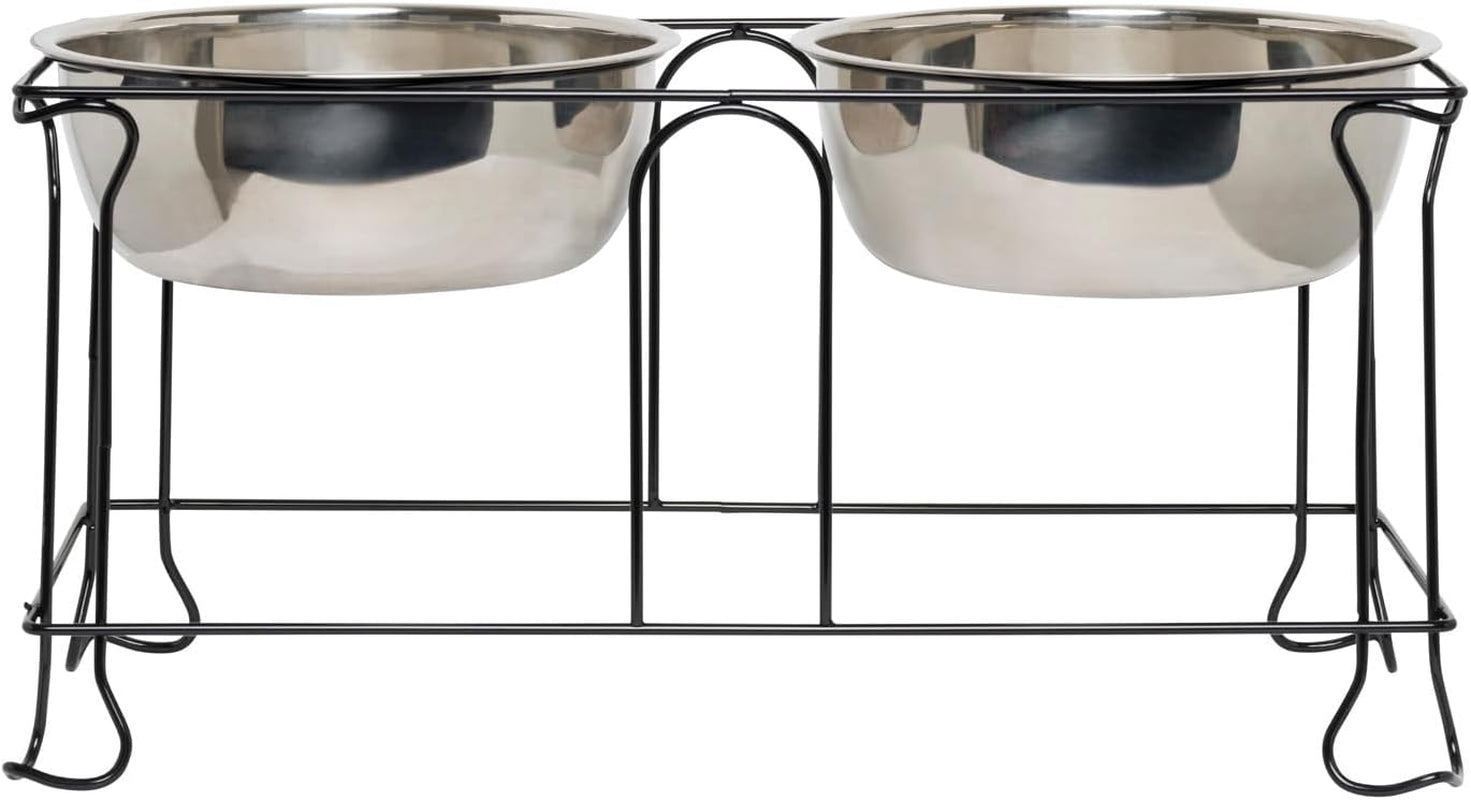 yml-wrought-iron-stand-with-stainless-steel-dog-bowl-large
