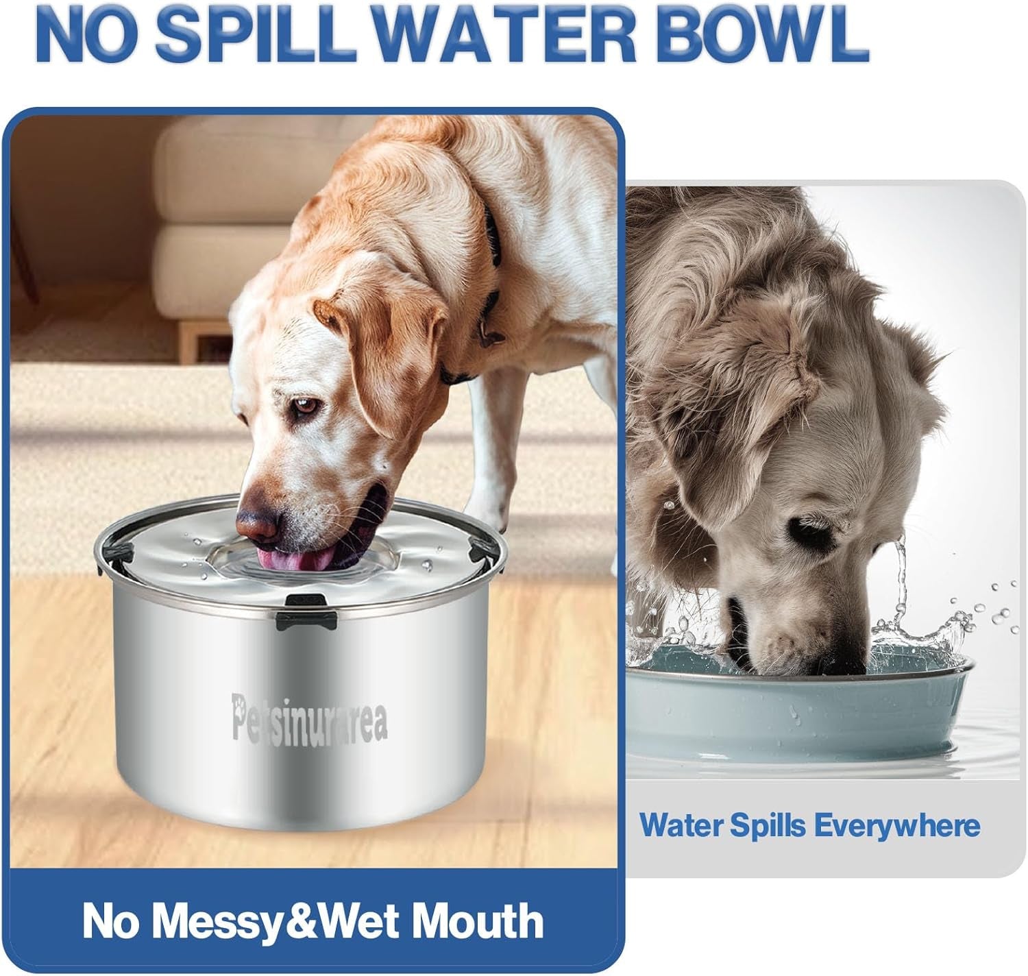 set-of-2-dog-water-bowl-stainless-steel-5-6l-190oz-no-spill-water-bowls-1-5-gal-large-capacity-no-splash-slobber-stopper-slow-drinking-spill-proof-bowls-for-messy-drinkers-including-pet-food-bowl