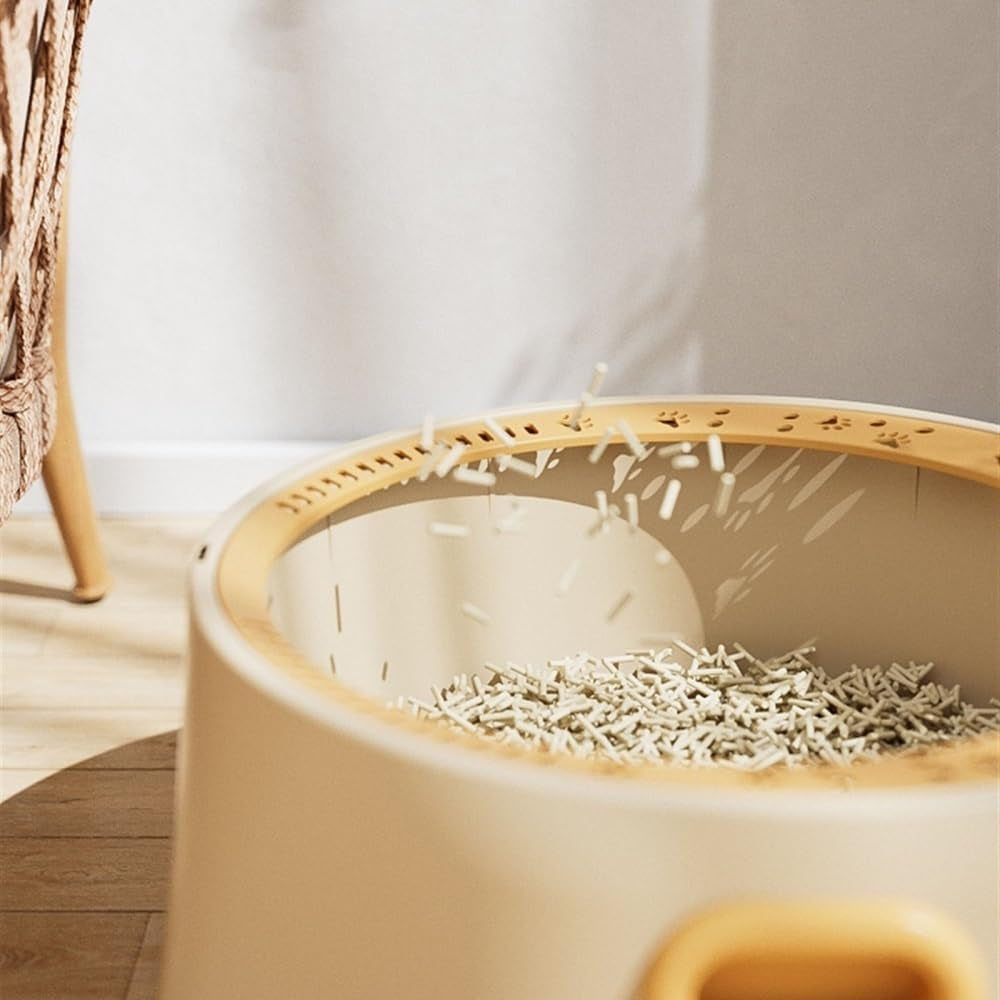 pet-supplies-open-cat-litter-box-with-scoop-easy-to-clean-install-for-rabbitsgreen