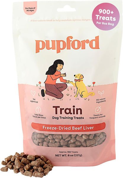 Pupford Freeze Dried Training Treats for Dogs & Puppies, 475+ Three Ingredient Bites (Beef Liver, 4 Oz)22