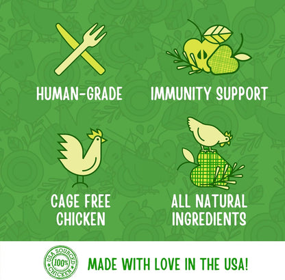 Full Moon® Chicken Apple Sausage Dog Treats 12 Oz | Human Grade, No Corn, No Wheat, No Soy, Glycerin Free, Made in the USA5