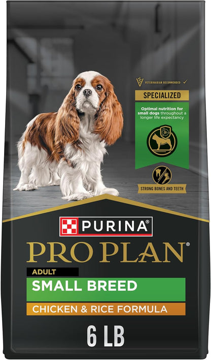 Purina Pro Plan Small Breed Dry Dog Food Chicken and Rice Formula with Guaranteed Live Probiotics - 6 Lb. Bag1