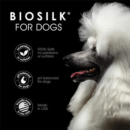 Biosilk Silk Therapy Conditioning Detangling Spray for Dogs with Natural Coconut Oil, Leave-In Detangler and Conditioner, Dematting Grooming Spray, Sulfate Free, 7 Fl Oz | Coconut Oil Formula, Leave-In Detangler, Sulfate-Free, Smooths and Conditions Coat7