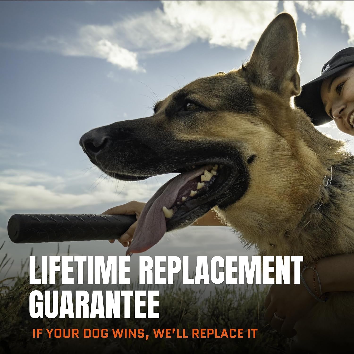 monster-k9-chew-stick-virtually-indestructible-lifetime-guaranteed-usa-made-vulcron™-natural-rubber-durable-heavy-duty-tug-fetch-dog-toy-for-aggressive-chewers-med-large-breeds-9x1-75