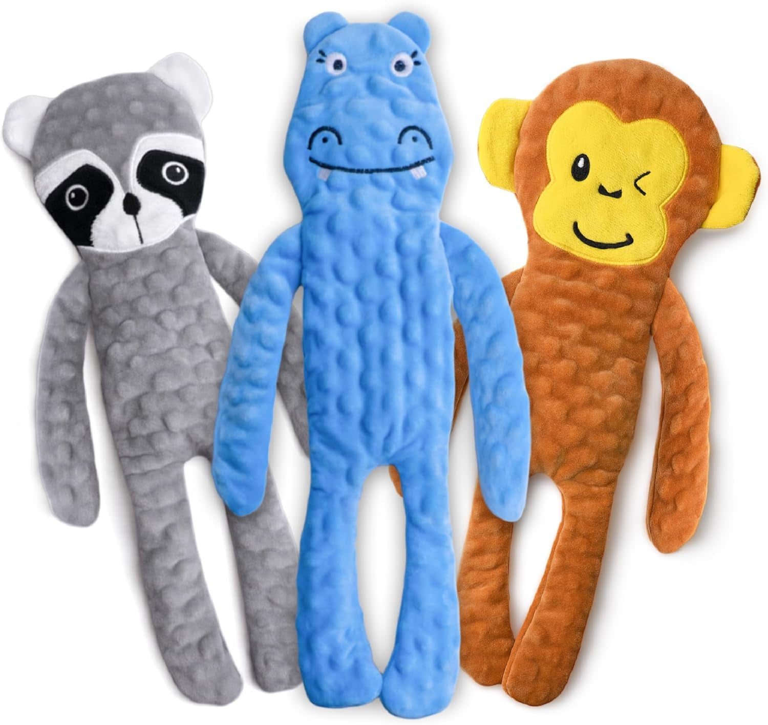 sharlovy-dog-squeaky-toy-no-stuffing-6-pack-dog-toys-crinkle-for-small-puppy-durable-chew-plush-cute-animals-natural-for-teething-pet