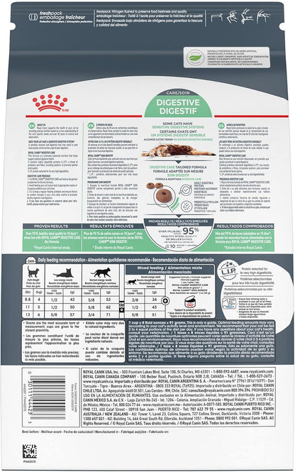 Royal Canin Feline Care Nutrition Digestive Care Adult Dry Cat Food, 6 Lb Bag12