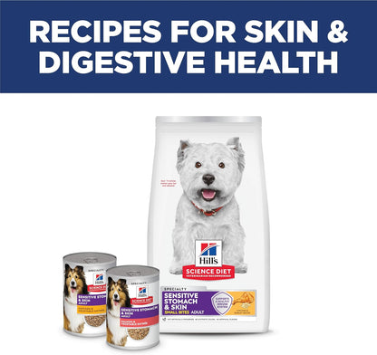 Hill'S Science Diet Sensitive Stomach & Skin Small Bites Dry Dog Food | #1 Veterinarian Recommended, Adult Formula, Chicken Recipe, 15 Lb. Bag10