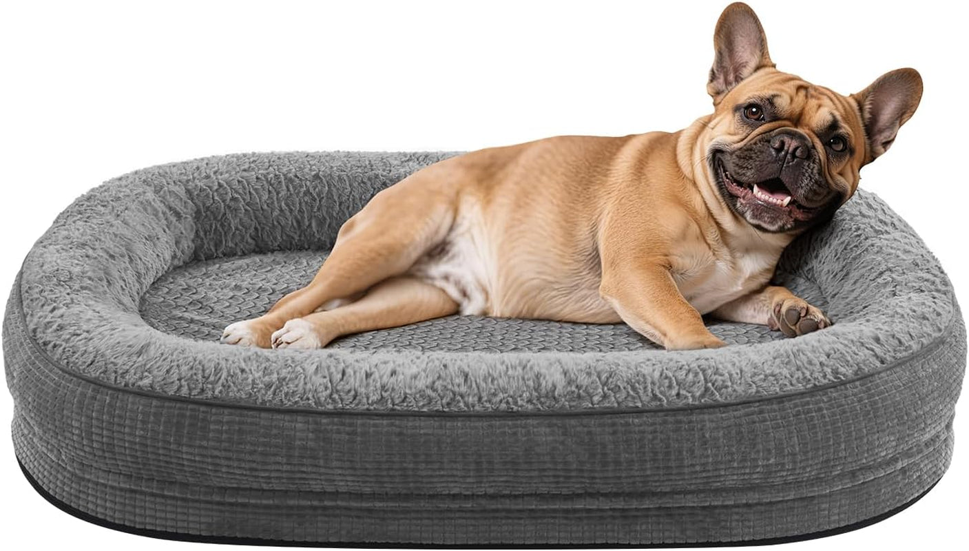 joejoy-orthopedic-dog-beds-large-sized-dog-xl-egg-crate-memory-foam-pet-couch-bed-with-bolster-sides-waterproof-lining-removable-washable-cover-non-slip-bottom-grey