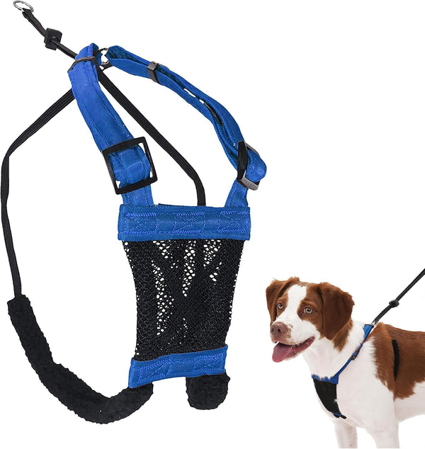 Sporn No Pull Dog Harness, Durable Nylon Mesh Harness for Large Dogs, No Choke Design, Padded Restraint Sleeves, Adjustable Fit, Easy On/Off, Large/Xl for Extra Large Breeds, Black9