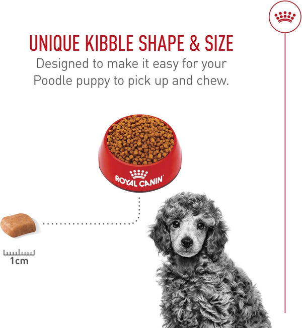 ROYAL CANIN Breed Health Nutrition Poodle Puppy Dry Dog Food, 2.5 Lb Bag. | Tailored for Poodle Puppies up to 10 Months, Specialized Kibble Shape, Supports Healthy Digestion, Antioxidant-Rich Formula.4