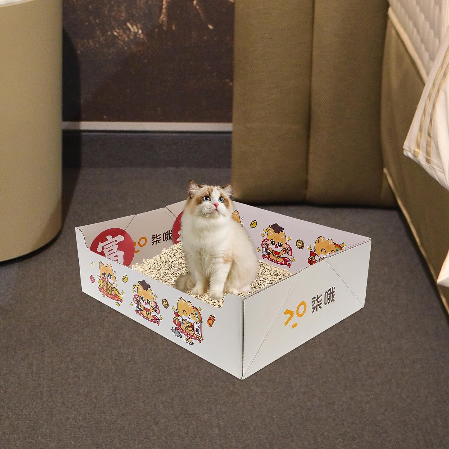 portable-collapsible-cat-litter-box-foldable-disposable-fiber-litter-tray-38x29x12cm-travel-friendly-indoor-outdoor-kitten-potty-for-pet-cleaning-and-housebreaking
