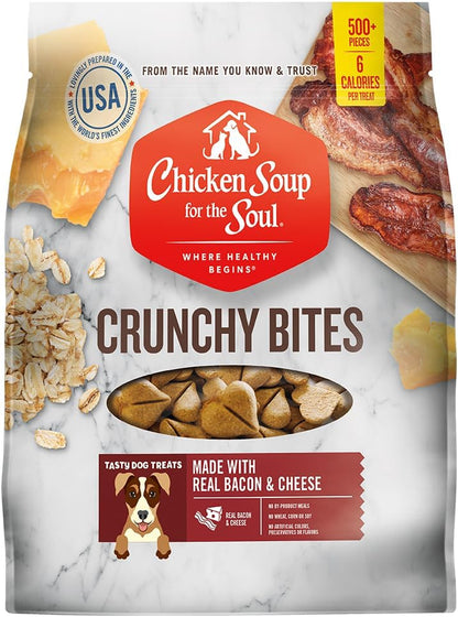 Chicken Soup for the Soul Pet Food Crunchy Bites Dog Treats, Chicken, 12 Ounce Bag | Soy, Corn & Wheat Free, No Artificial Flavors or Preservatives16