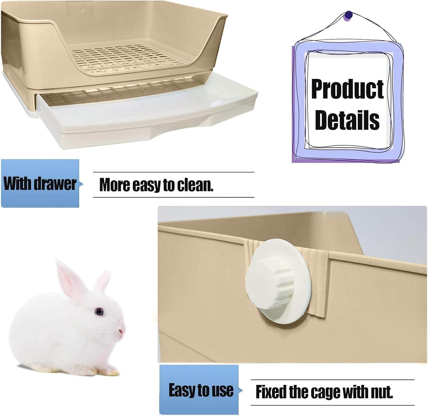 kathson-large-rabbit-litter-box-trainer-potty-corner-toilet-with-drawer-bigger-pet-pan-for-adult-hamster-guinea-pig-ferret-galesaur-bunny-and-other-animals-brown