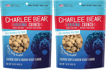 Charlee Bear Dog Training Treats, Cheese & Egg Recipe, Low Calorie (Under 3 Calories), Limited Ingredient Crunchy Dog Treats, 16 Oz. Resealable Bag18