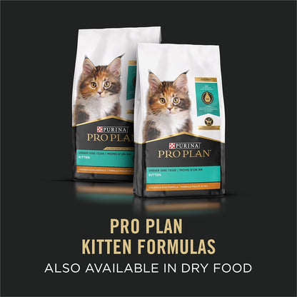 Purina Pro Plan High Protein Wet Kitten Food Variety Pack, DEVELOPMENT Kitten Favorites - (Pack of 24) 3 Oz. Cans10