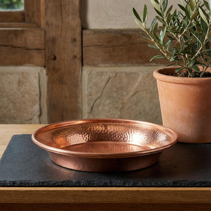 VICASKY Copper Pet Bowl, 5-Inch Luxury Hammered Cat and Dog Food Water Dish Pet Feeding Bowl Decorative for Kittens Puppies6