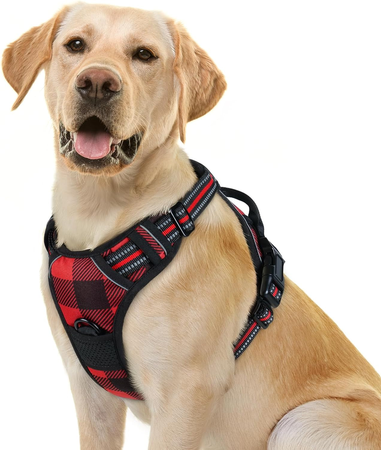 rabbitgoo-dog-harness-no-pull-for-large-dogs-with-2-leash-clips-pet-vest-no-choke-with-handle-adjustable-soft-padded-reflective-easy-control-for-walking-black-large