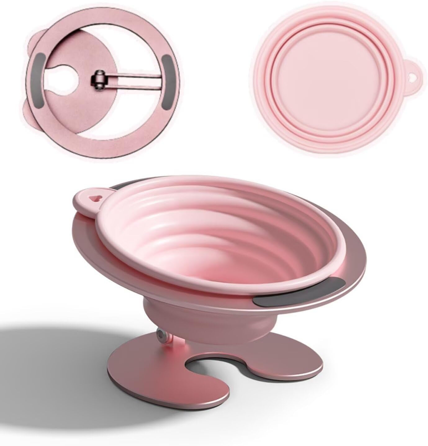 collapsible-elevated-cat-dog-food-bowl-portable-raised-pet-food-water-dish-adjustable-tilted-food-feeder-for-indoor-outdoor-cats-dogs-whisker-friendly-cat-feeding-watering-dish-for-travelling
