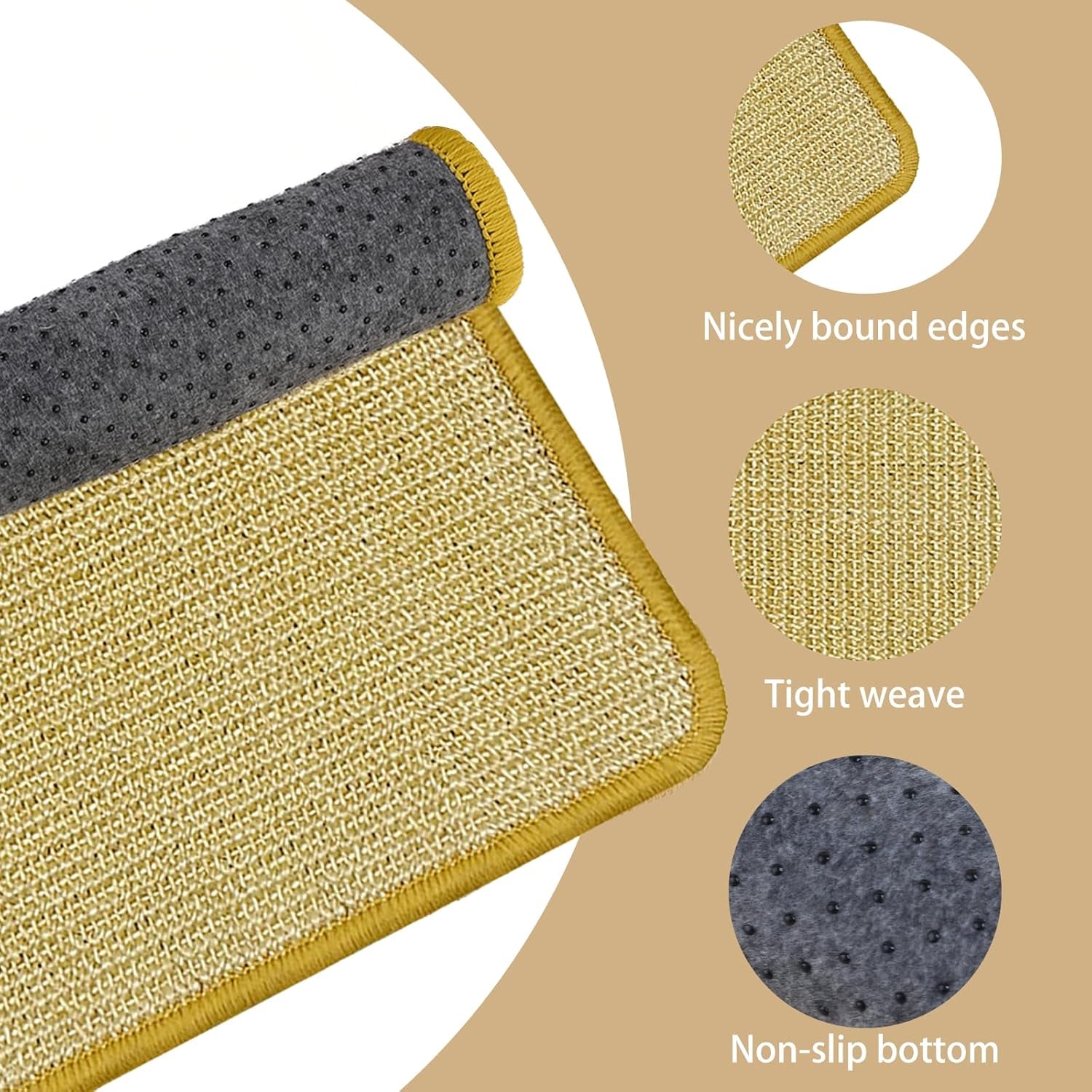 dyaus-rabbit-scratching-pad-sisal-bunny-scratch-pad-natural-rabbit-foraging-mats-for-cages-indoor-bunny-toys-accessories-for-bedding-biting-sleeping-resting-2pcs-16x12in
