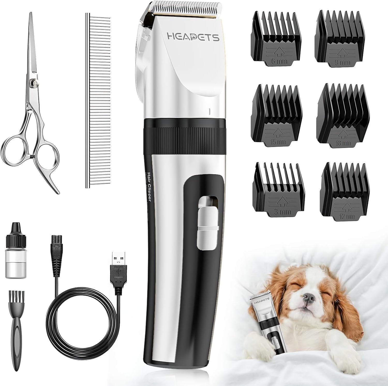 heapets-dog-grooming-clippers-low-noise-electric-quiet-adjustable-clipper-comb-rechargeable-cordless-dog-hair-clippers-for-dogs-cats-pets-gold