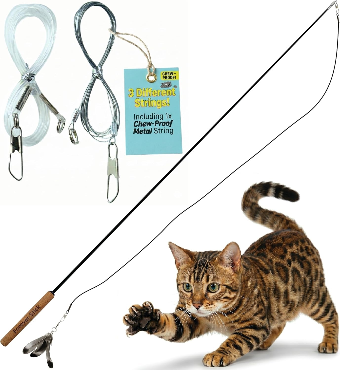 forever-stick-1-pack-the-unbreakable-cat-wand-toy-durable-cat-toy-wand-extra-long-cat-string-toy-cat-fishing-pole-toy-for-bored-indoor-adult-cats-cat-stick-toy-cat-feather-wand-cat-teaser-wand