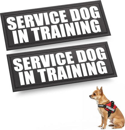 Industrial Puppy Emotional Support Dog Patch, Reflective XS 1 X 2.75 in | Clear Visibility, Durable Vest Patches for Identification, Compatible with Hook & Loop Vest Gear - XS 1X2.75 Inch11